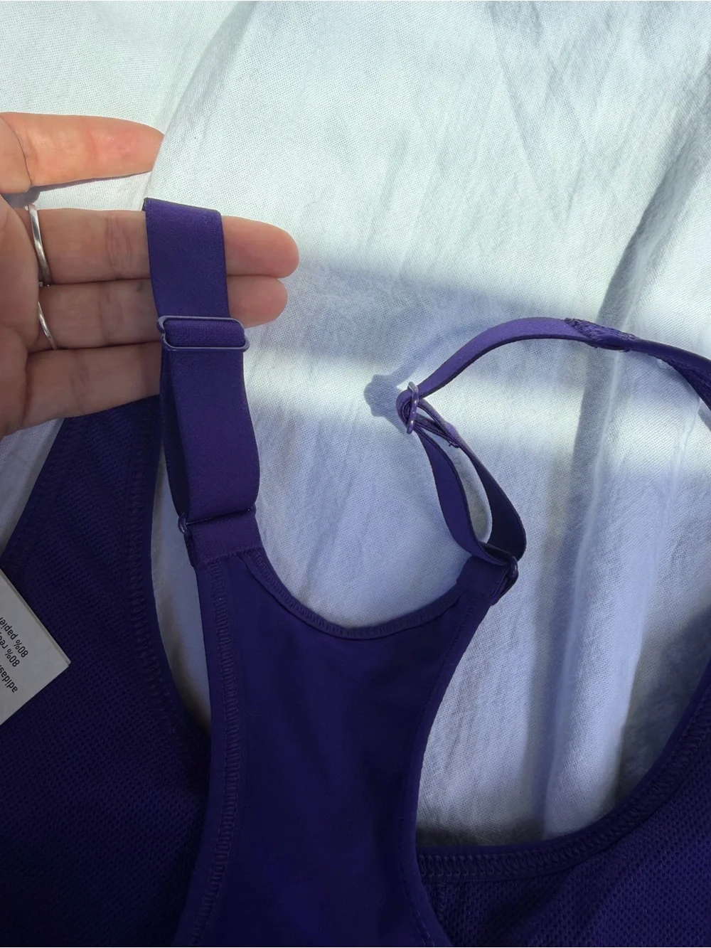 Stella McCartney Purple Sports Bra